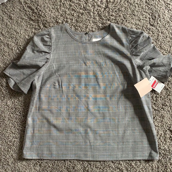 14th and Union Black and White Checkered Top - Picture 1 of 8